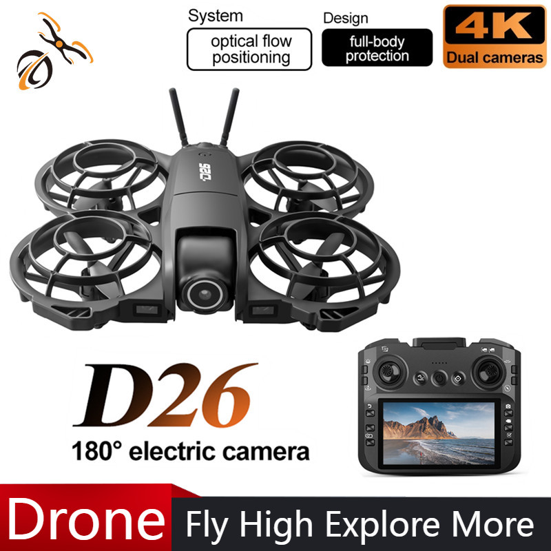 Fpv Drone Charger - D26 Drone 4K Aerial HD 180°