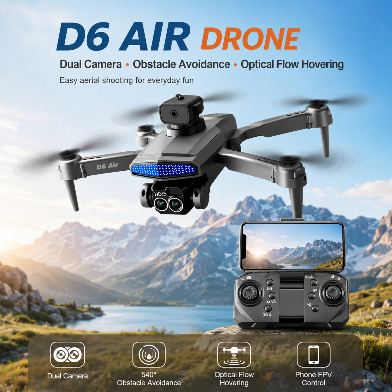 Fpv Drone Bag - ZNLYRION D6 Air Foldable RC Drone