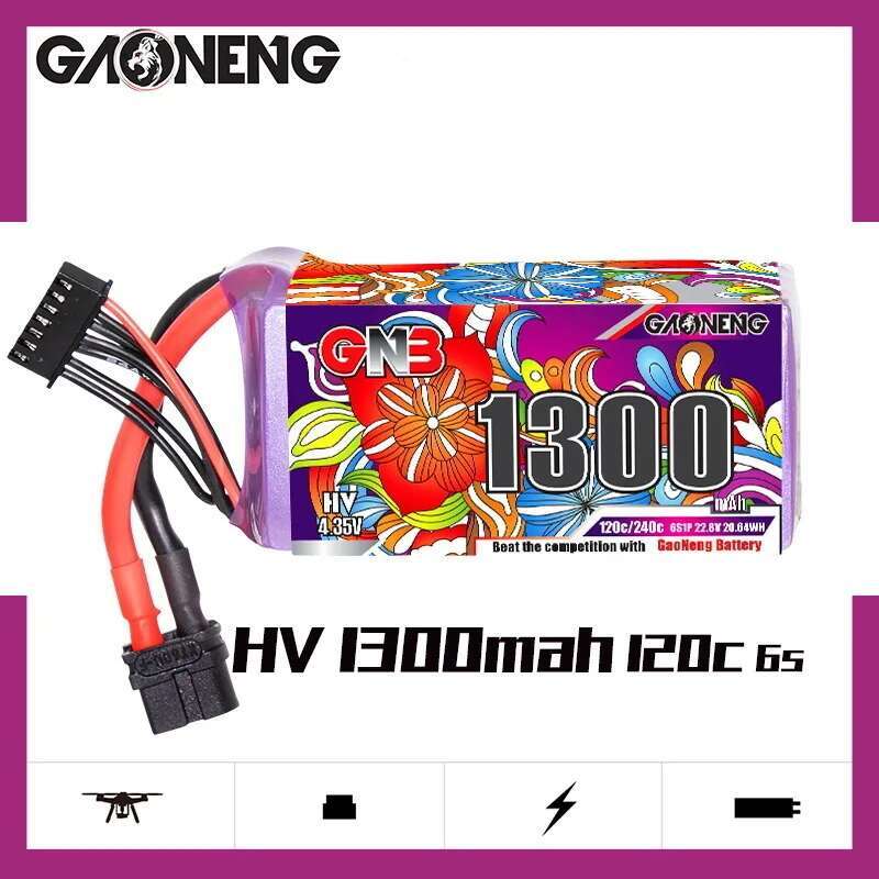 2Pcs GNB 6S Lipo Battery 22.8V - Fpv Drone Battery review and price