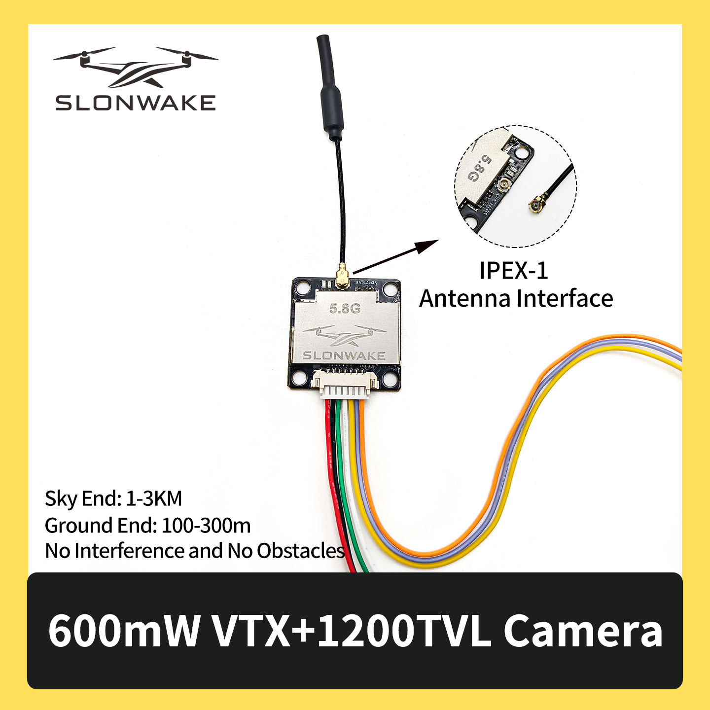 SLONWAKE 5.8G 600mW 7-24V FPV  - Fpv Drone Receiver review and price