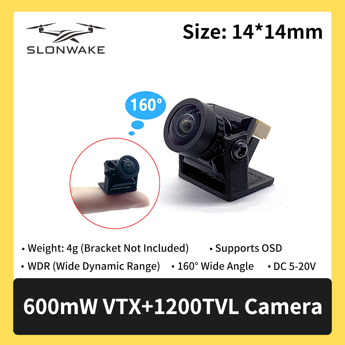 SLONWAKE 5.8G 600mW 7-24V FPV  - Fpv Drone Receiver review and price