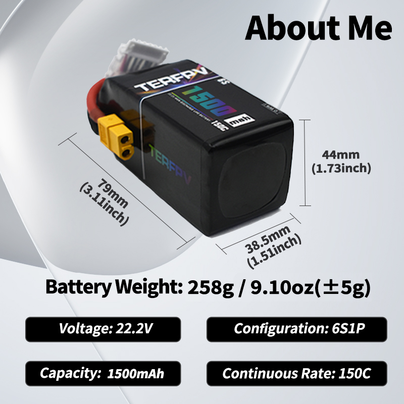 TERFPV Lipo Battery 6S 22.2V 1 - Fpv Drone Battery review and price