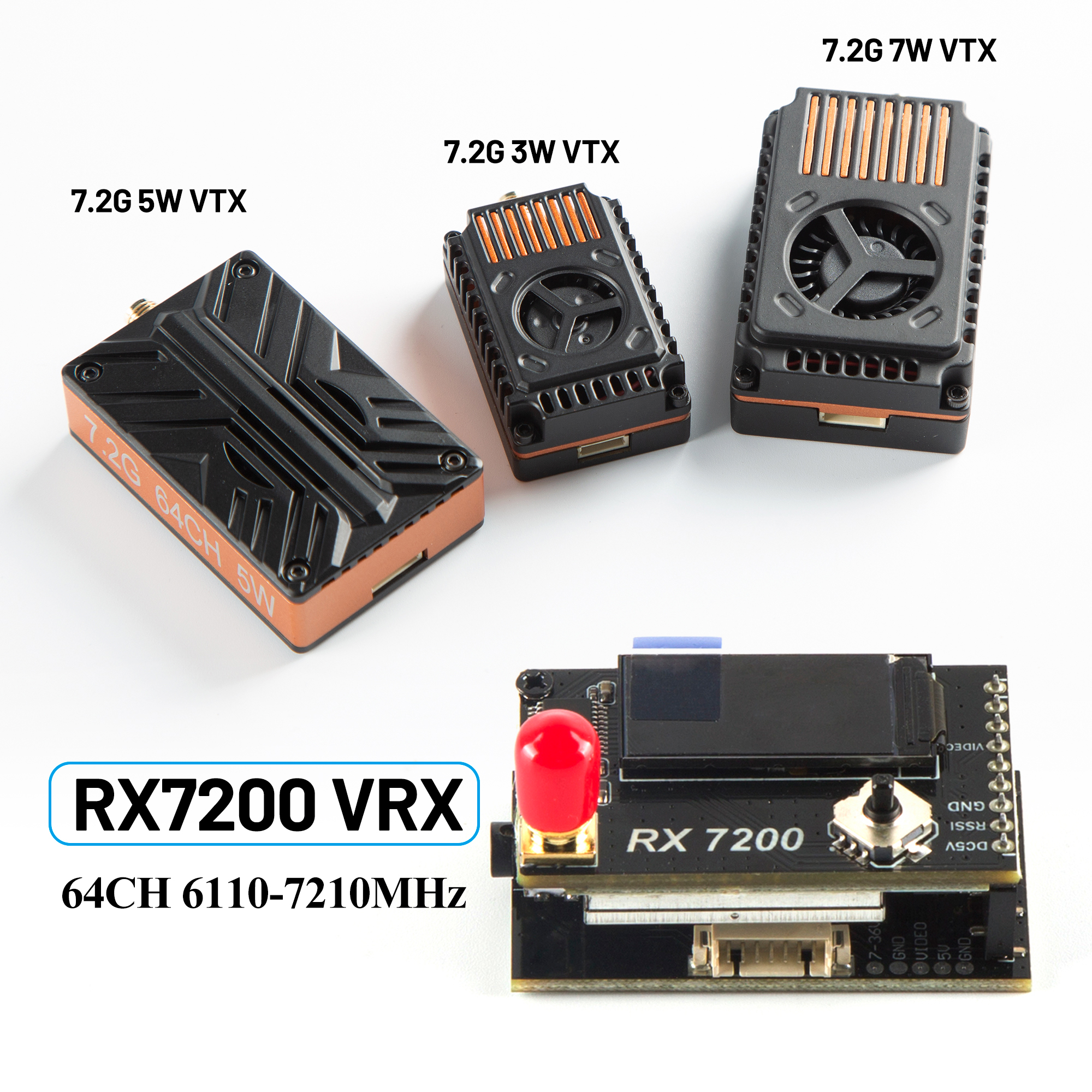 7.2G Video Receiver Module 64- - Fpv Drone Goggles review and price
