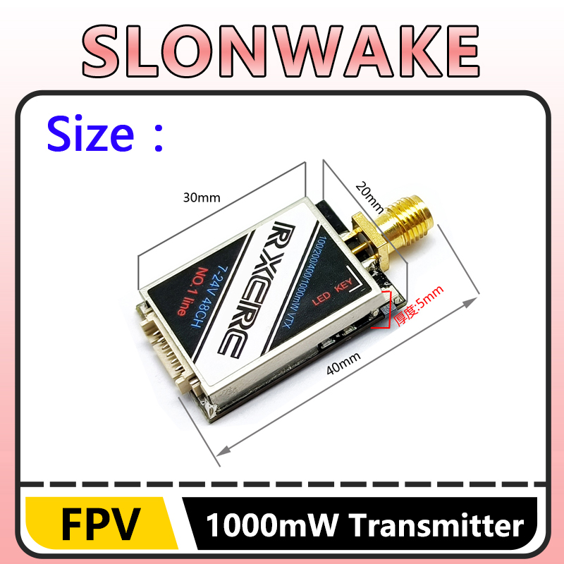 SLONWAKE  5.8G 48CH 1W VTX 100 - Fpv Drone Frame review and price