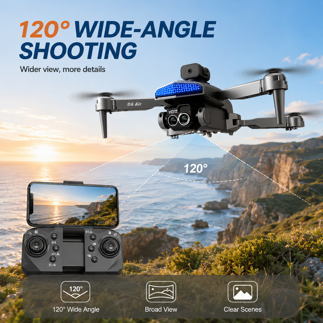 ZNLYRION D6 Air Foldable RC Dr - Fpv Drone Bag review and price
