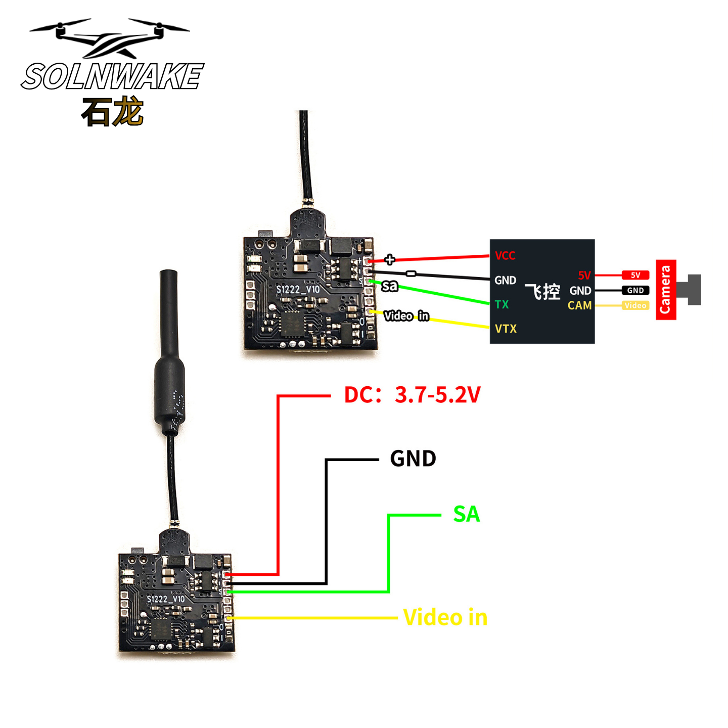 SLONWAKE Nano 5.8G 48CH 200mW  - Fpv Drone Receiver review and price