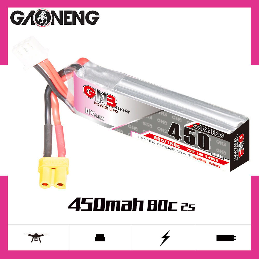 GNB LiPo Battery HV 2S 7.6V 45 - Fpv Drone Battery review and price