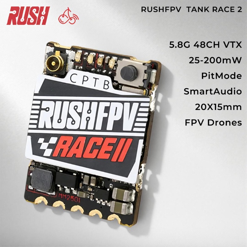 RushFPV 5.8GHz FPV VTX 48CH 25 - Fpv Drone Vtx review and price