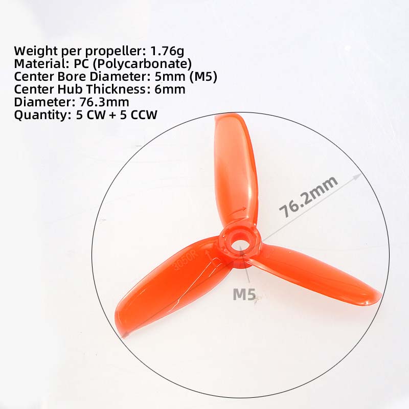 3050 3 Inch Propellers, 5CW 5C - Fpv Drone Propeller review and price