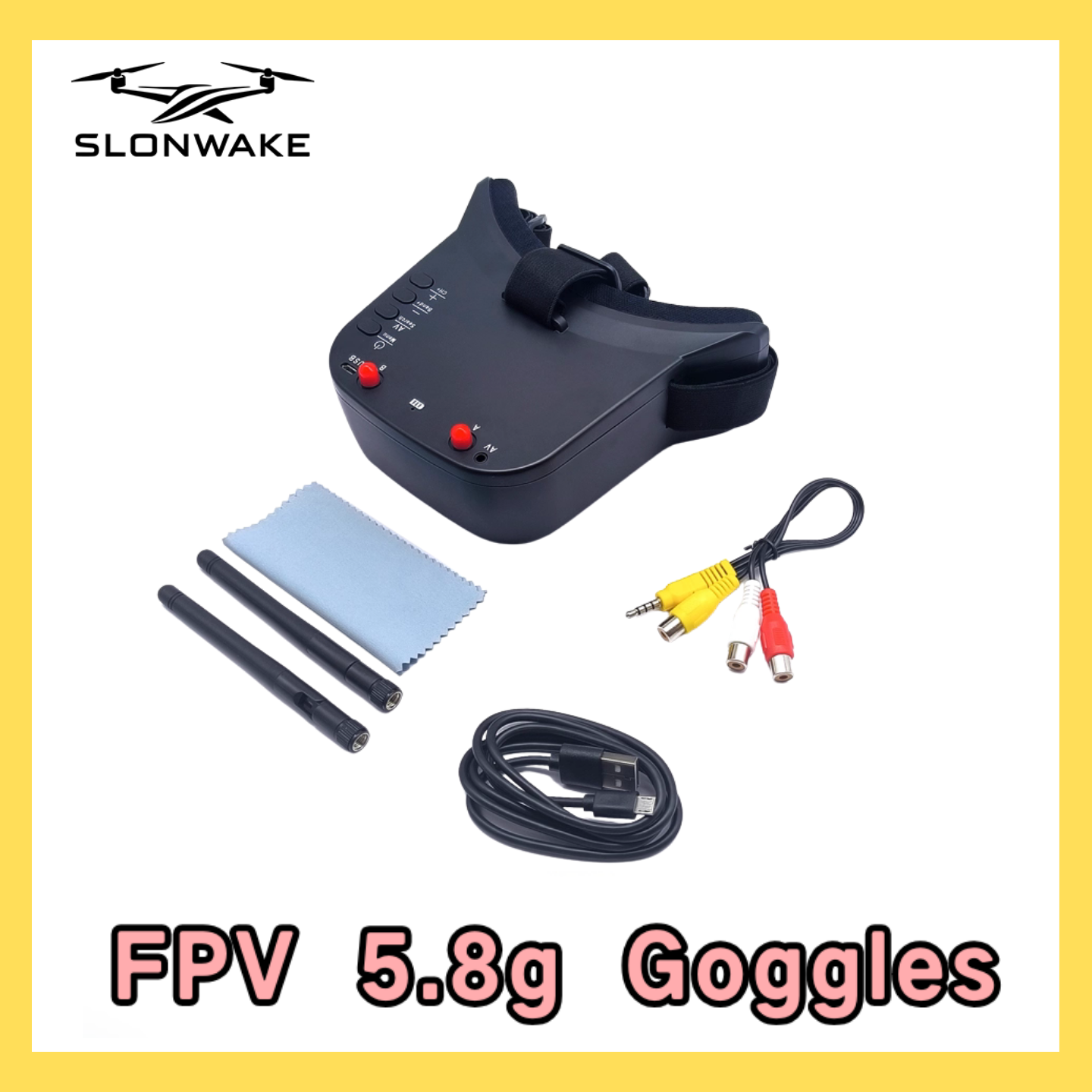 SLONWAKE 5.8G 48CH FPV 400mw V - Fpv Drone Receiver review and price