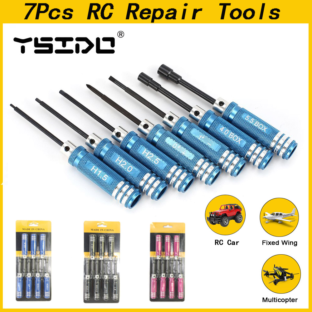 YSIDO 7Pcs 1.5 2.0 2.5mm Hex S - Fpv Drone Tool Kit review and price