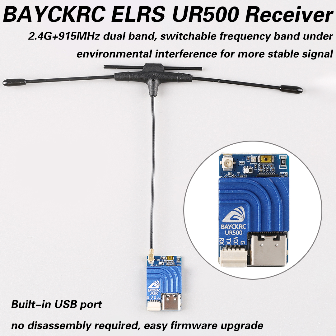 BAYCKRC UR500 ELRS RX 500mW Du - Fpv Drone Frame review and price