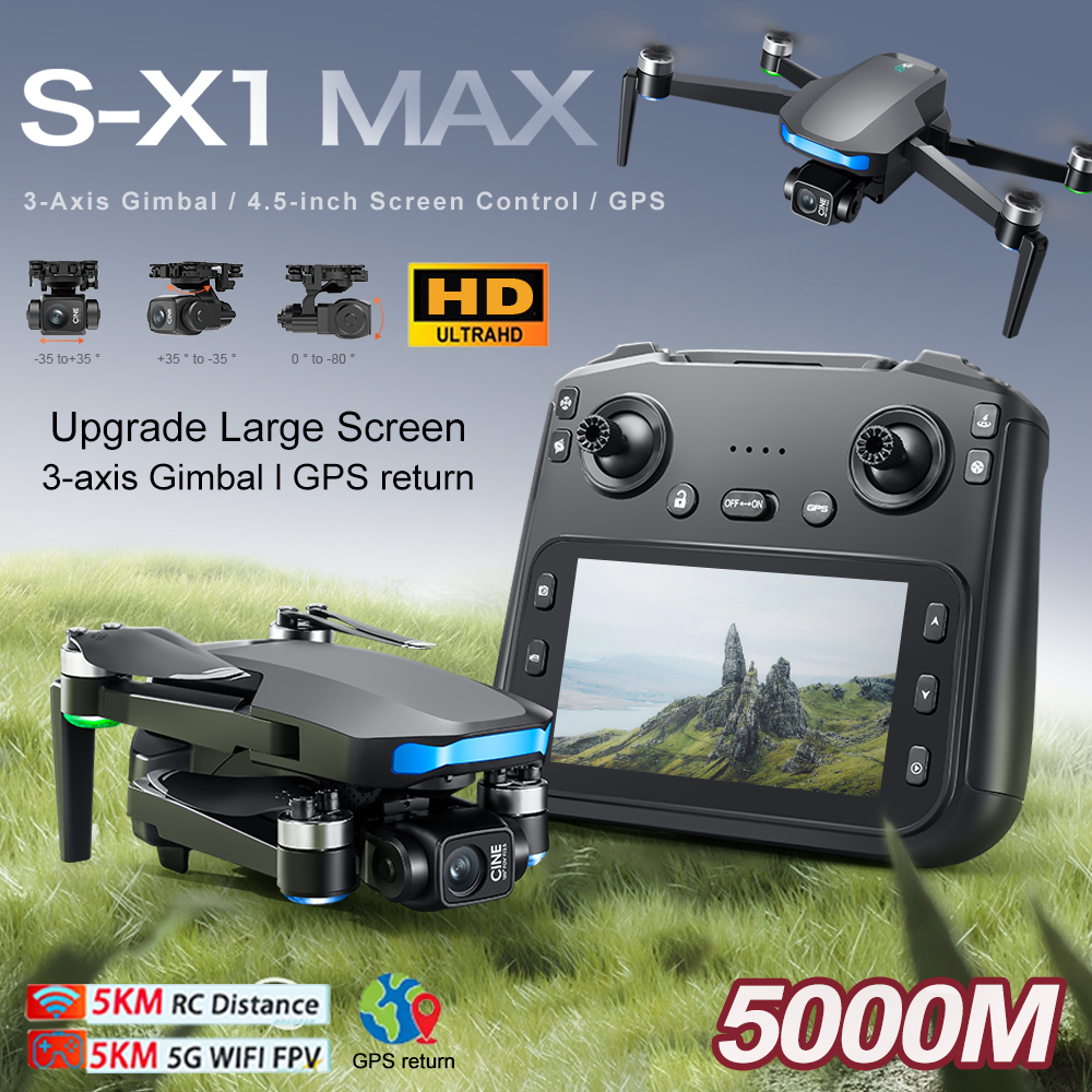 New S-X1 MAX Drone GPS 8K Prof - Fpv Drone Charger review and price